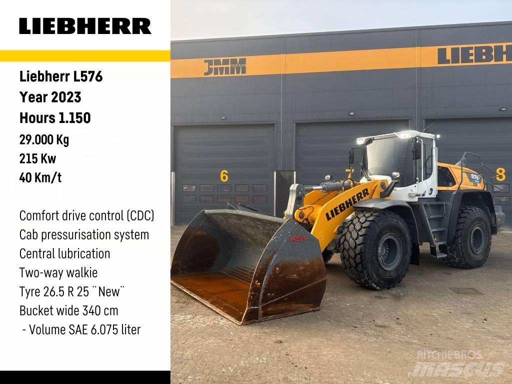 Liebherr L 576 Naudoti ratiniai krautuvai