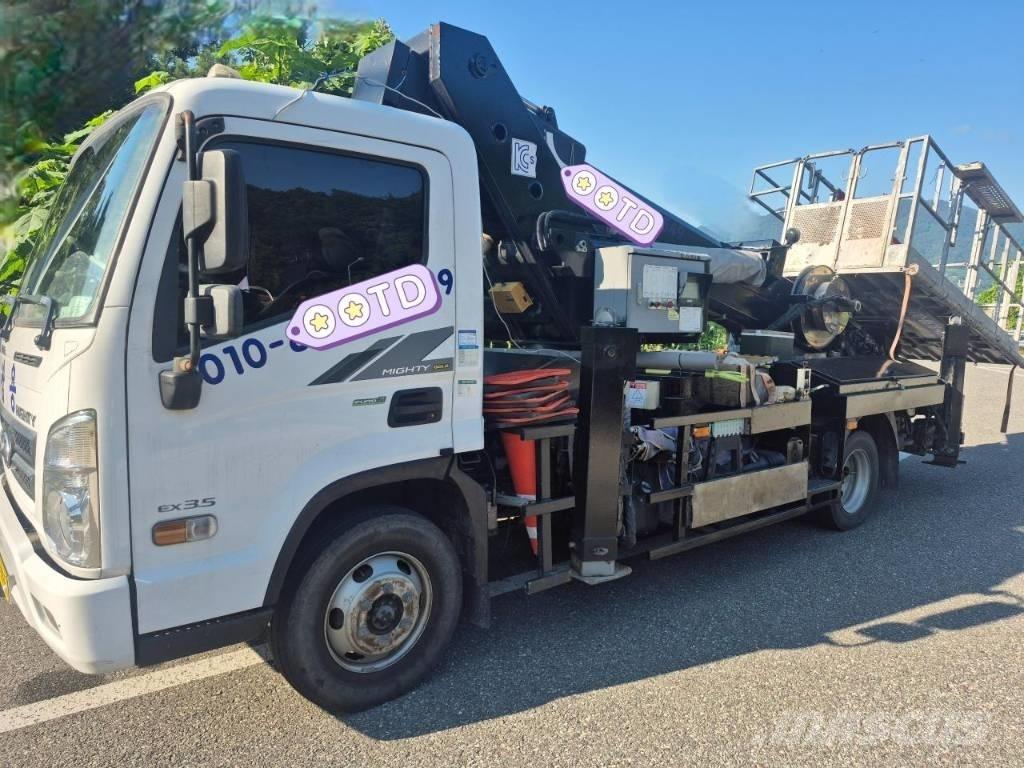  GIHEUNG GH2906A Ant vilkikų montuojamos kėlimo platformos