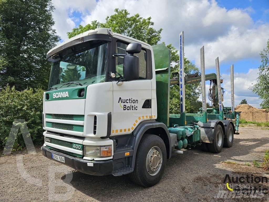 Scania R 124 GB Naudoti miškovežiai (Forvarderiai)