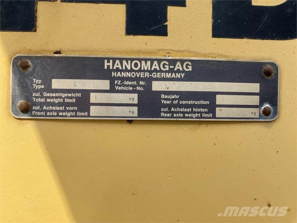 Hanomag 44D Naudoti ratiniai krautuvai