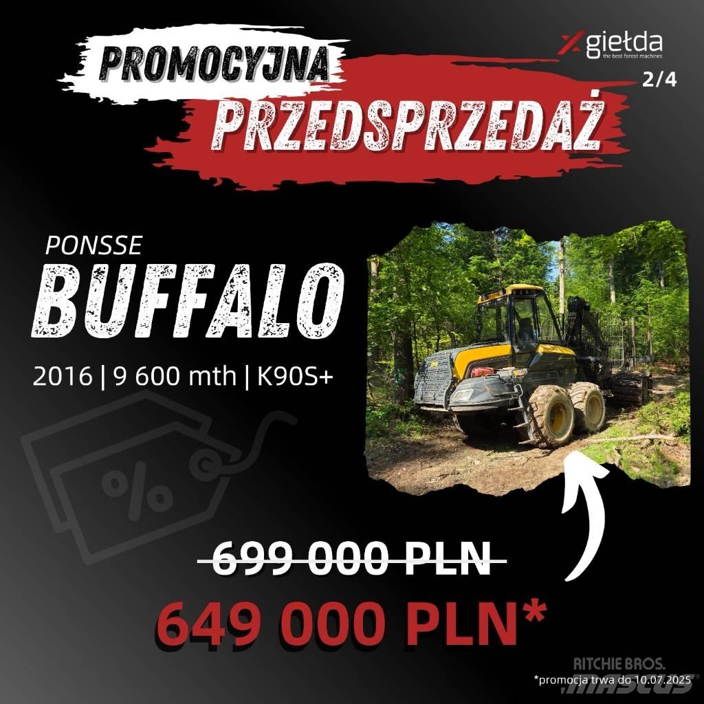 Ponsse Buffalo Naudoti miškovežiai (Forvarderiai)
