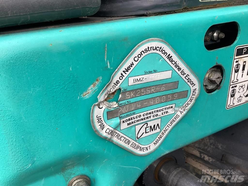 Kobelco SK25SR-6 Mini ekskavatoriai < 7 t