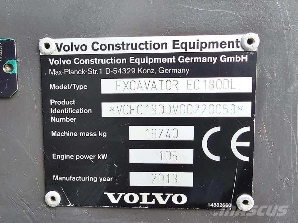Volvo EC 180 C L Vikšriniai ekskavatoriai