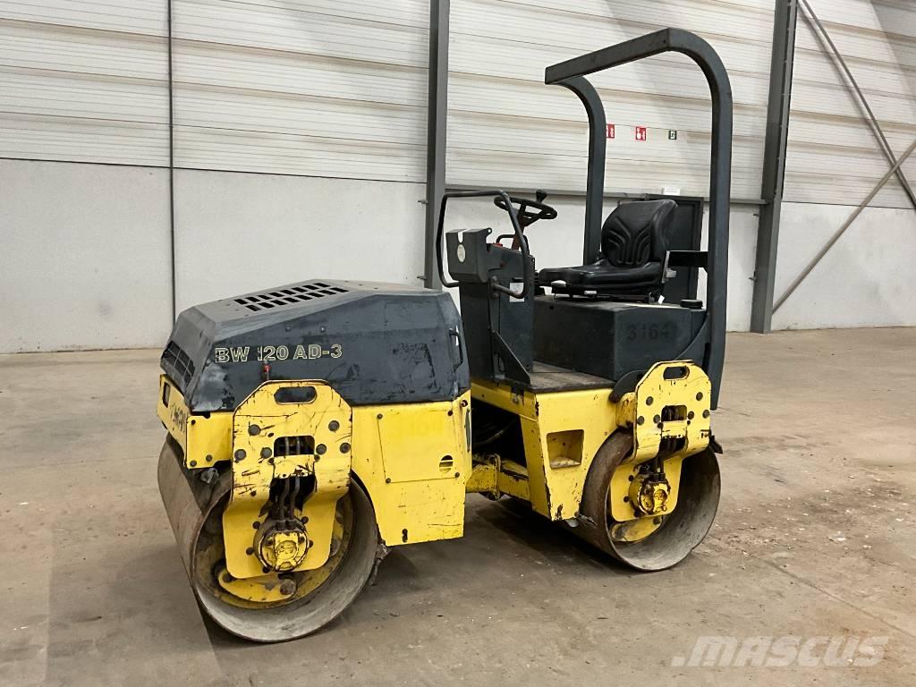 Bomag BW 120 AD-3 Porinių būgnų volai