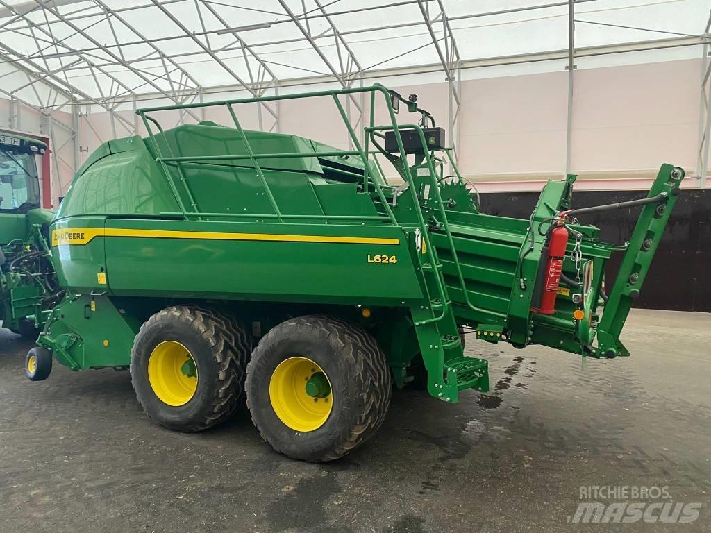 John Deere L624 Stačiakampių ryšulių presai
