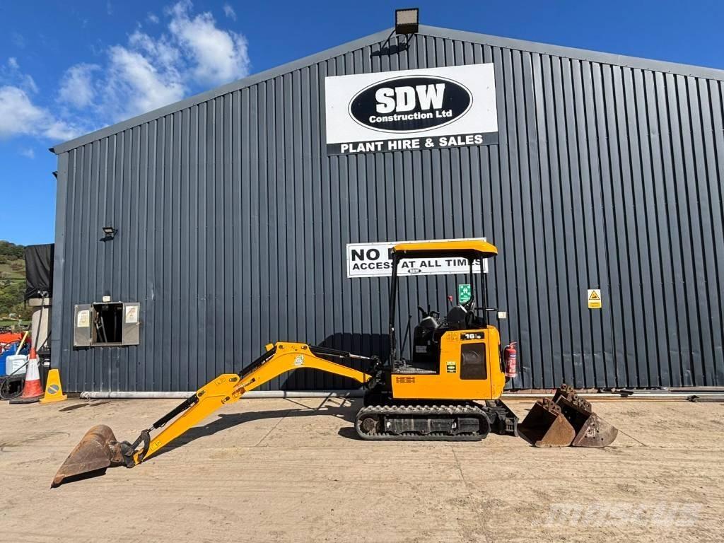 JCB 16 C Mini ekskavatoriai < 7 t
