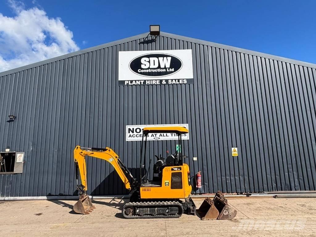 JCB 16 C Mini ekskavatoriai < 7 t