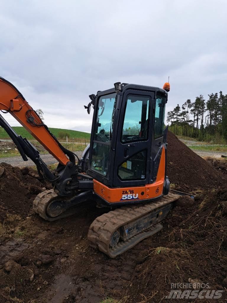 Hitachi ZX55US-6 CLR Mini ekskavatoriai < 7 t