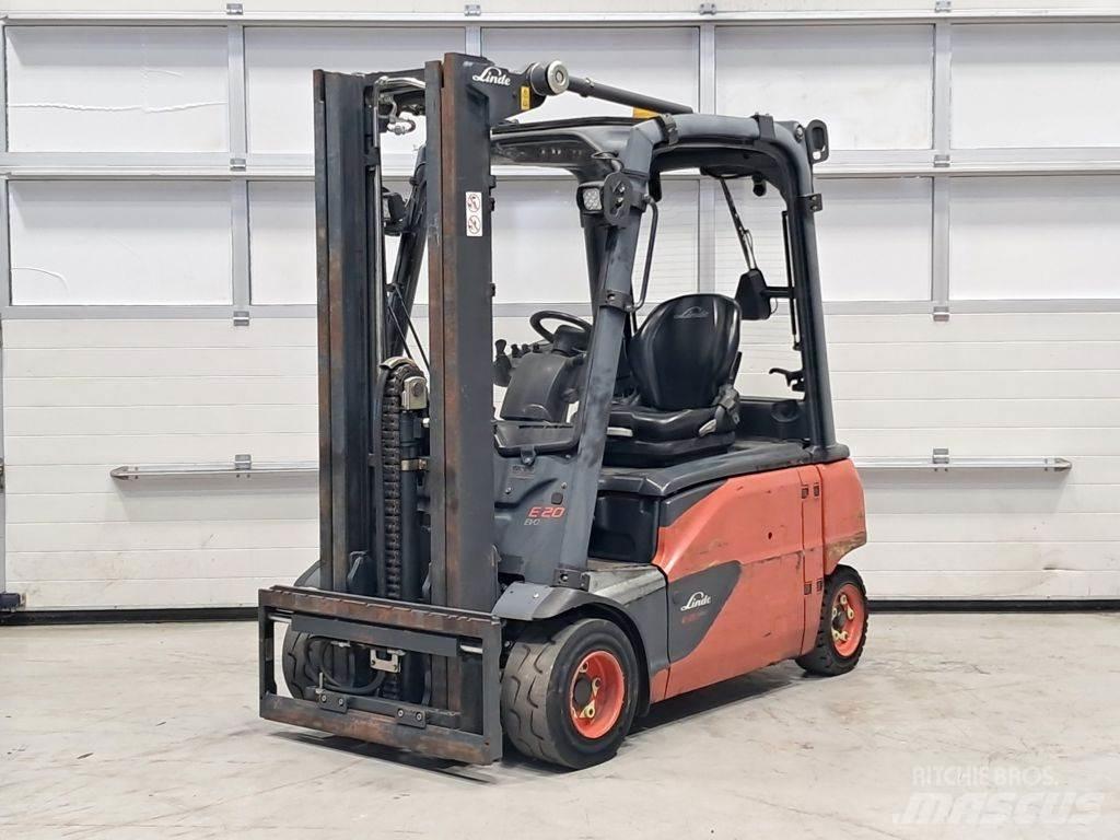 Linde E20PL-02 Elektriniai šakiniai krautuvai