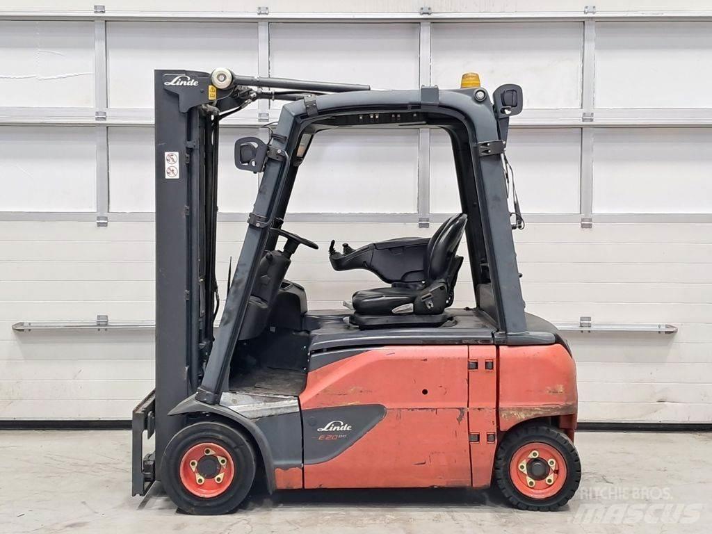 Linde E20PL-02 Elektriniai šakiniai krautuvai
