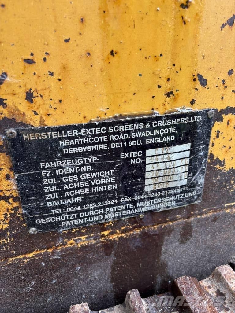 Extec c12 Mobilūs smulkintuvai