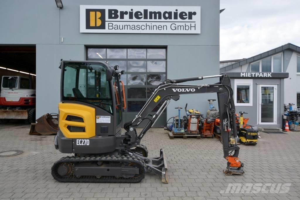 Volvo EC 27 D Mini ekskavatoriai < 7 t