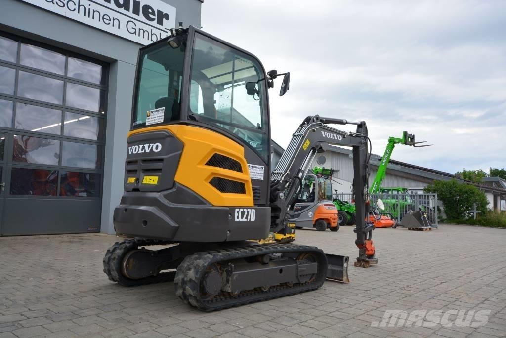 Volvo EC 27 D Mini ekskavatoriai < 7 t