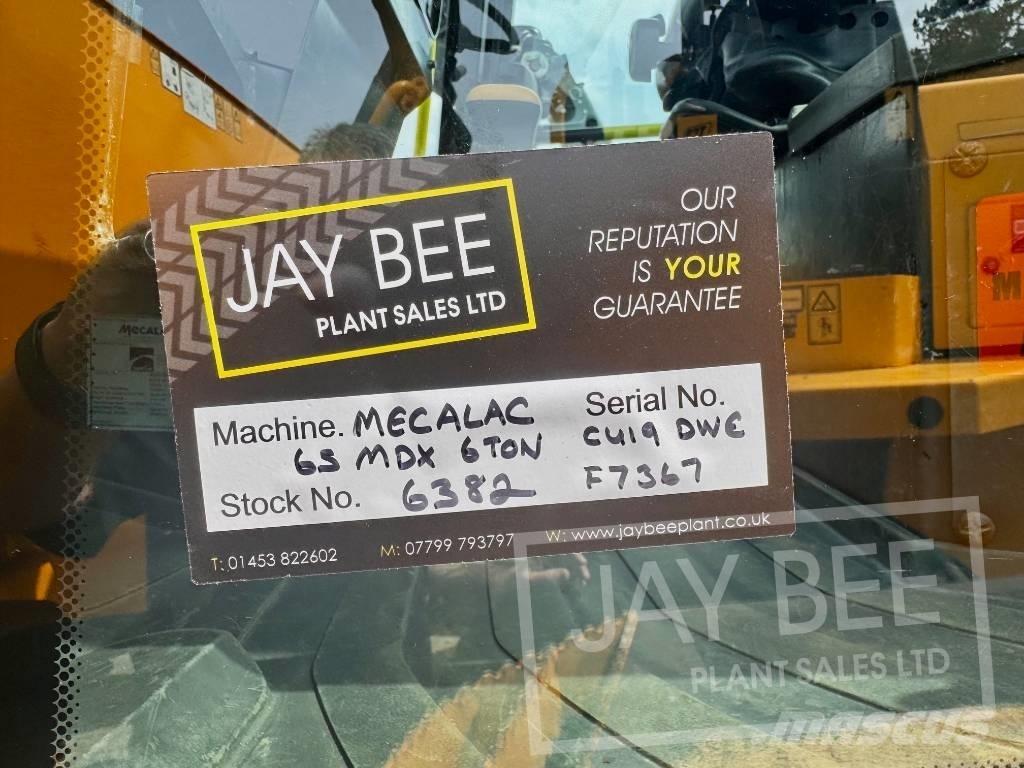Mecalac 6 MDX Statybiniai savivarčiai sunkvežimiai