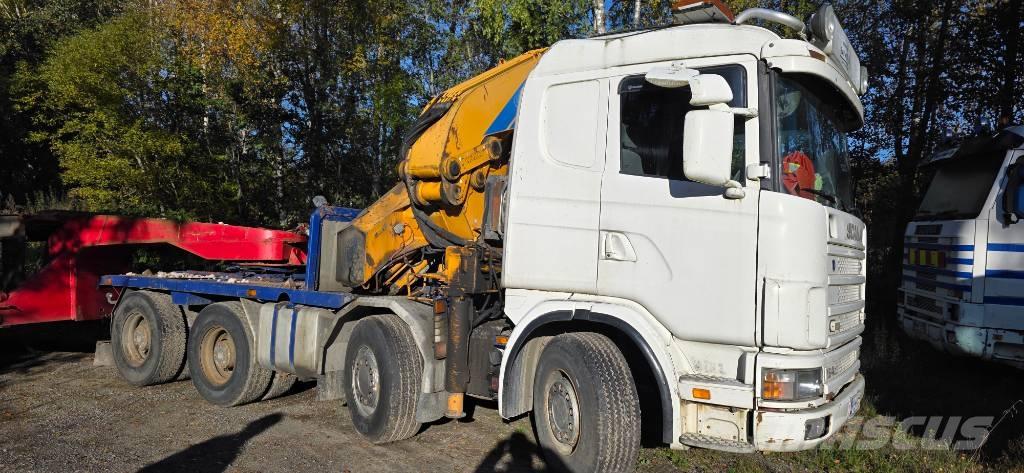 Scania R 144 G Automobiliniai kranai