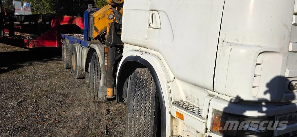 Scania R 144 G Automobiliniai kranai