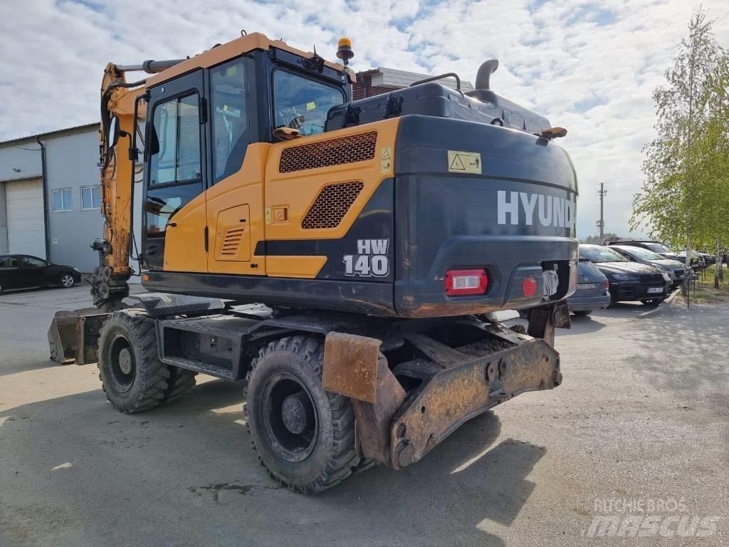 Hyundai HW 140 Ratiniai ekskavatoriai