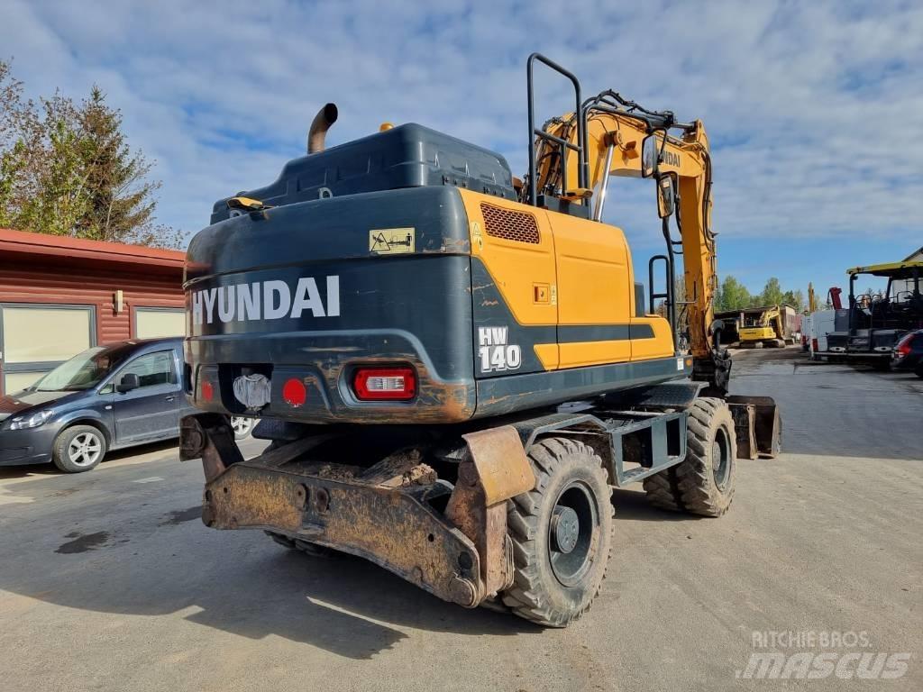 Hyundai HW 140 Ratiniai ekskavatoriai