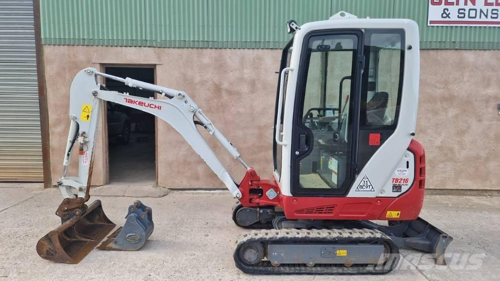 Takeuchi TB 216 A Mini ekskavatoriai < 7 t