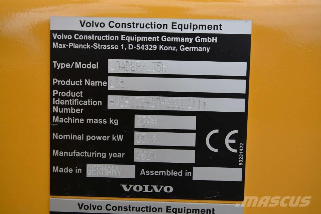 Volvo L 35 H Naudoti ratiniai krautuvai