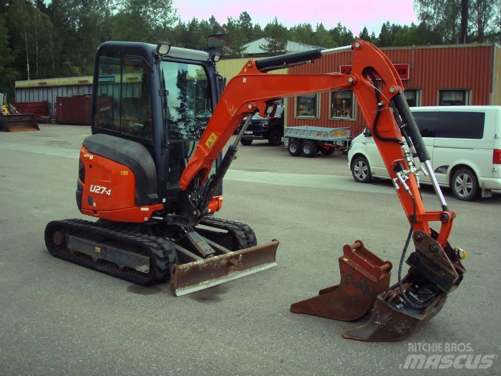 Kubota U 27-4 Mini ekskavatoriai < 7 t