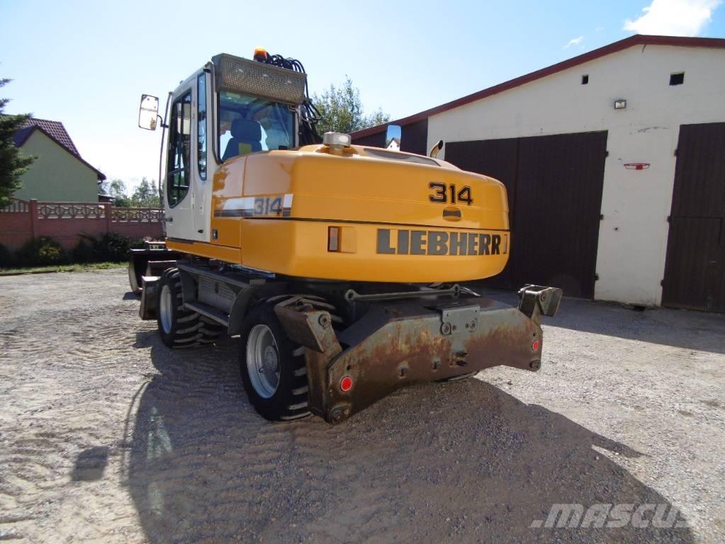 Liebherr A314 Ratiniai ekskavatoriai