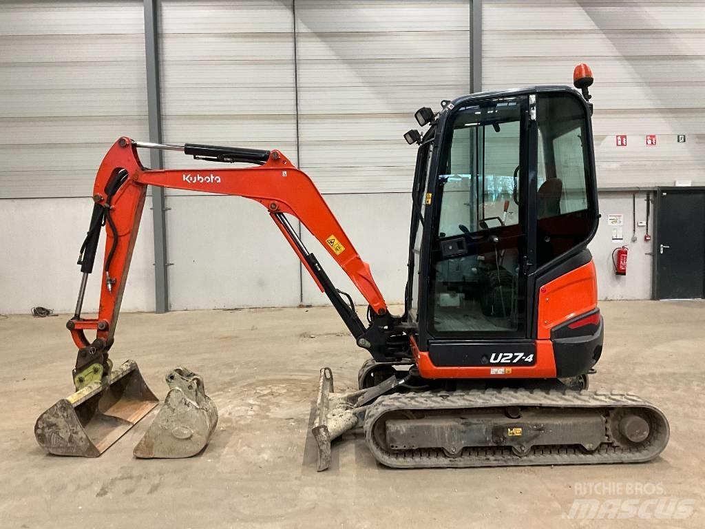 Kubota U 27-4 Mini ekskavatoriai < 7 t