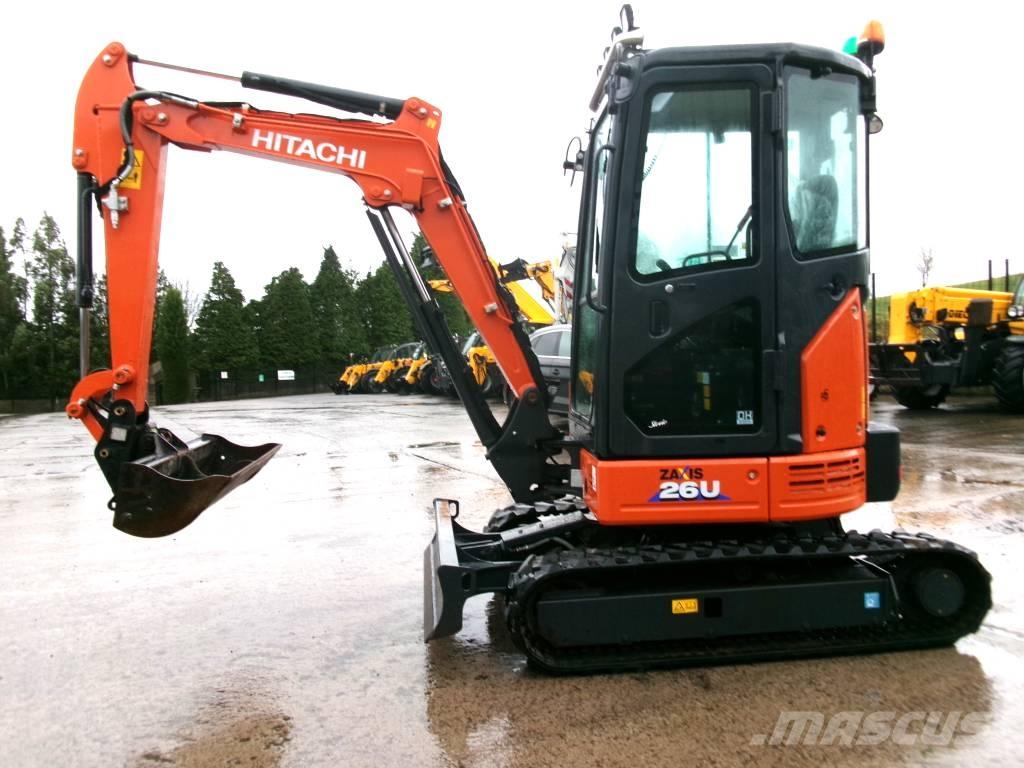 Hitachi Zaxis 26 U Mini ekskavatoriai < 7 t
