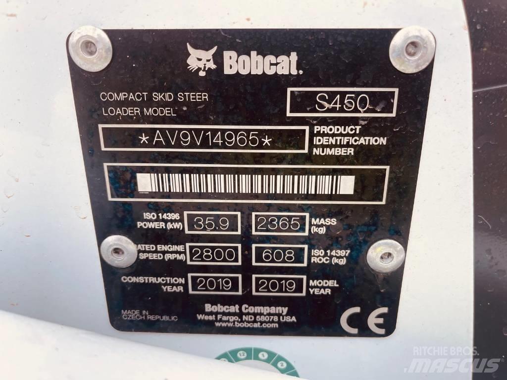 Bobcat S 450 Krautuvai su šoniniu pasukimu