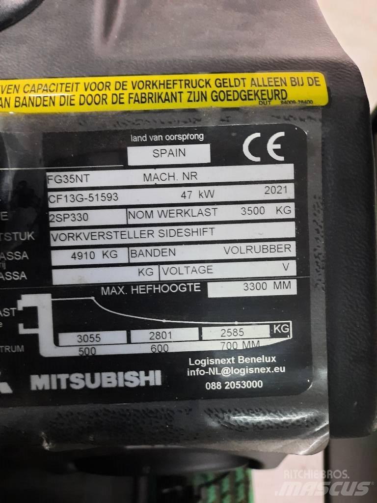 Mitsubishi FG35NT LPG (dujiniai) krautuvai