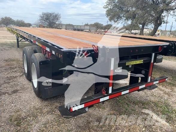 Wade FLAT BED Bortinių sunkvežimių priekabos su nuleidžiamais bortais