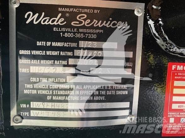 Wade FLATBED Bortinių sunkvežimių priekabos su nuleidžiamais bortais