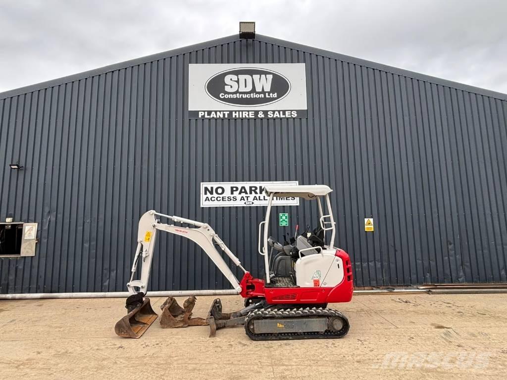 Takeuchi TB 216 Mini ekskavatoriai < 7 t