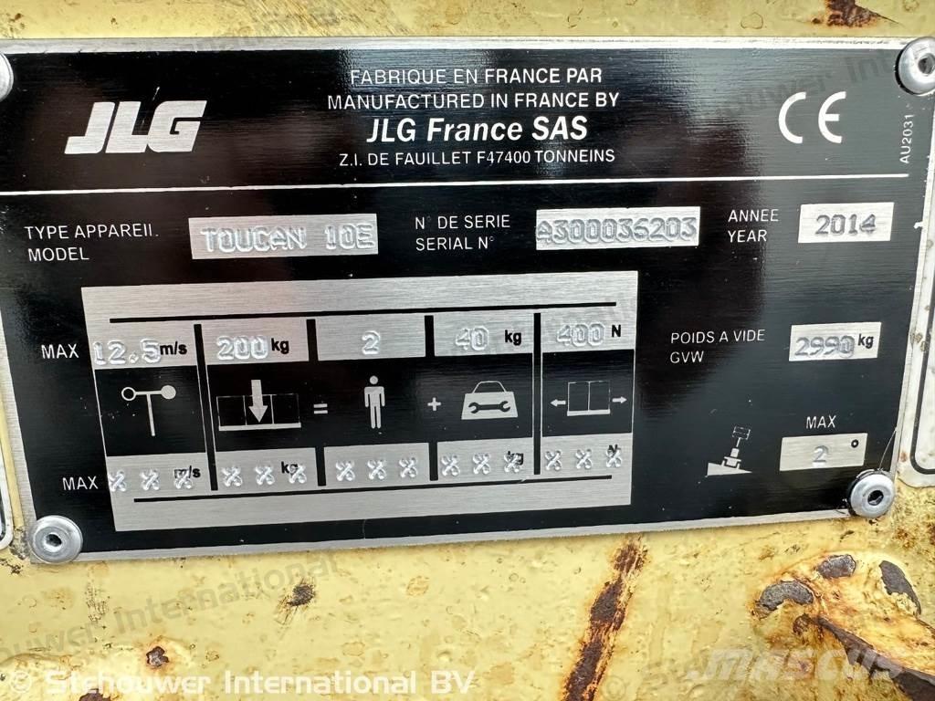 JLG Toucan 10E Kiti keltuvai ir platformos