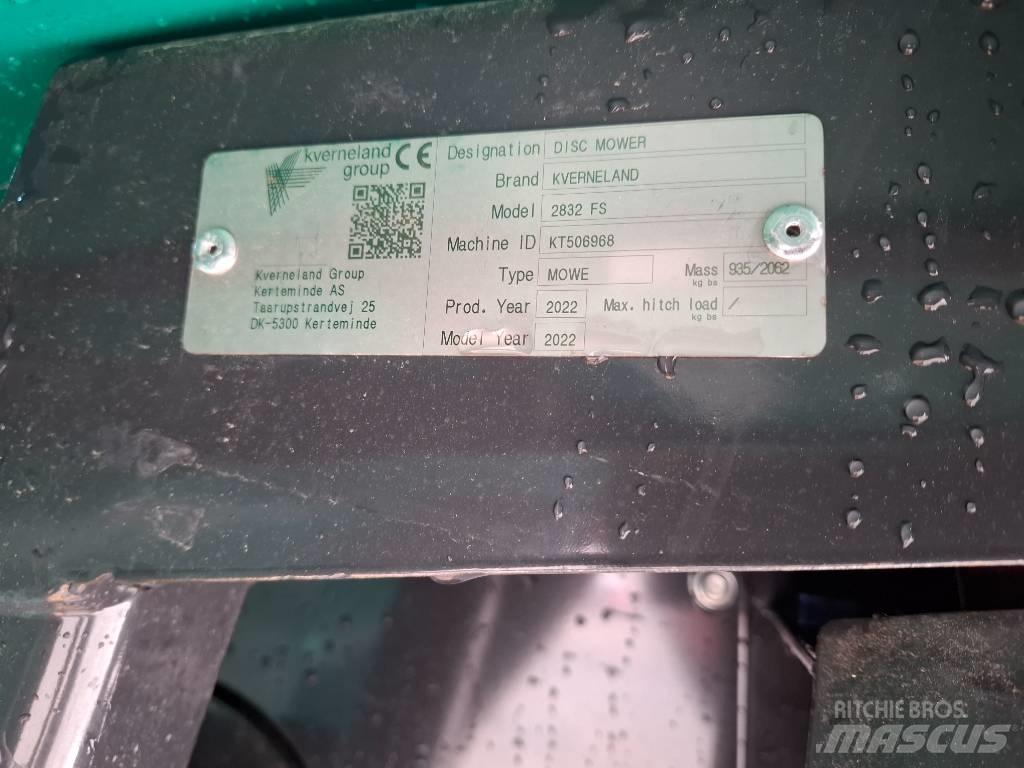 Kverneland 2832FS Šienapjovės