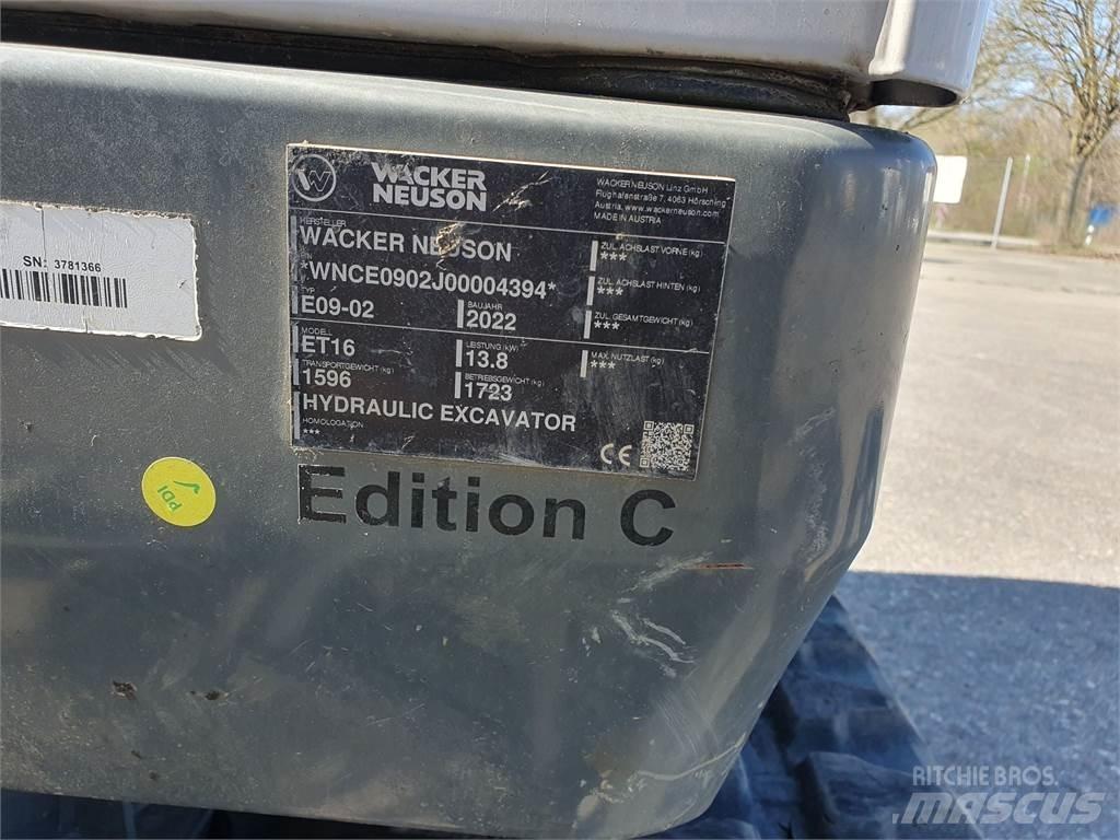 Wacker Neuson ET16 Vikšriniai ekskavatoriai