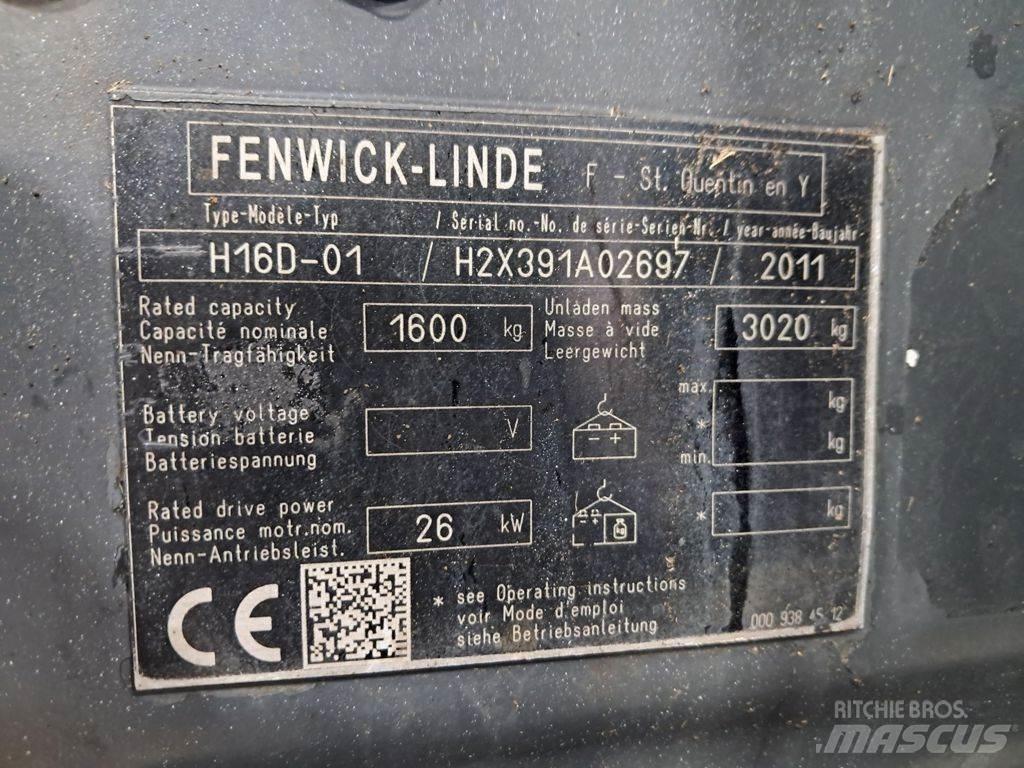 Linde H16D-01 Dyzeliniai krautuvai