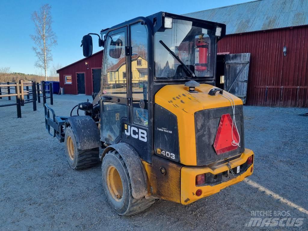 JCB 403 Krautuvai su šoniniu pasukimu