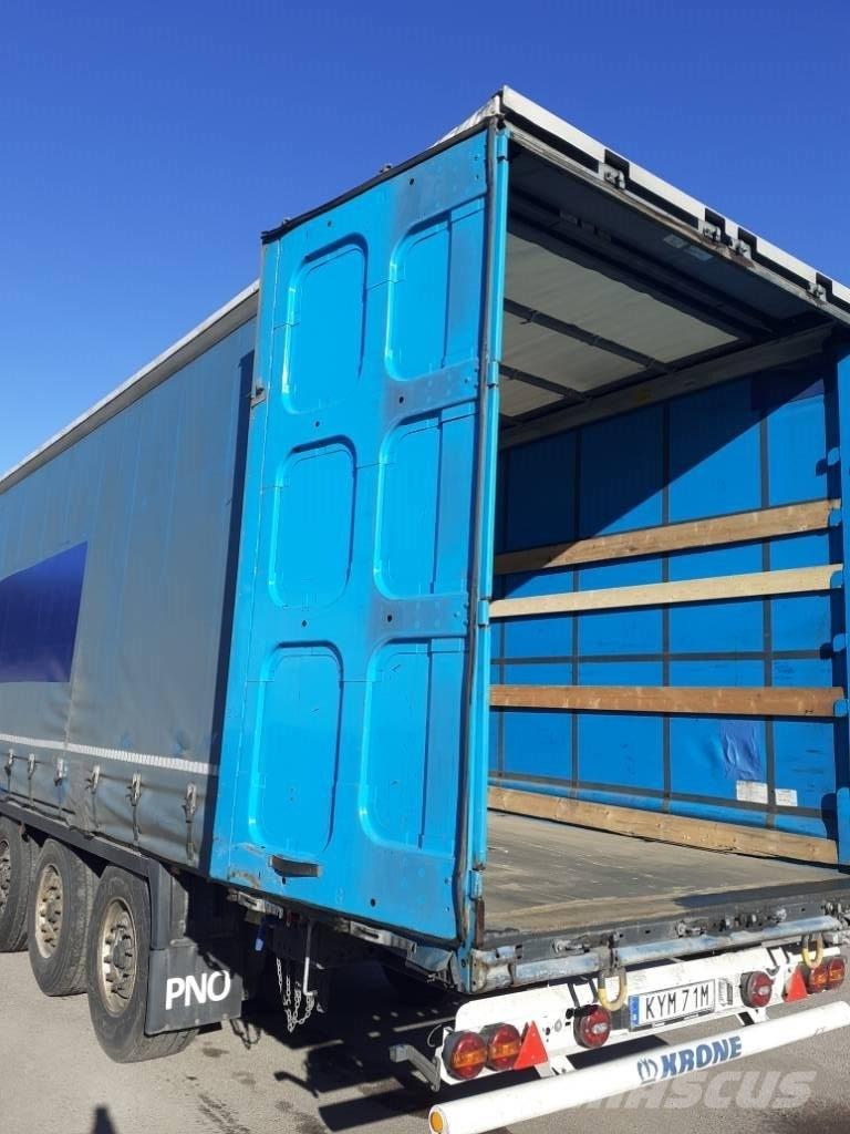 Krone Curtainsider Tentinės puspriekabės