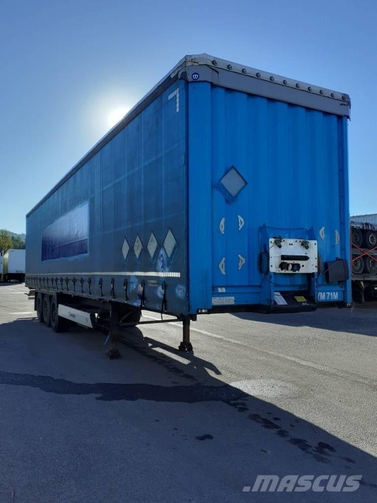 Krone Curtainsider Tentinės puspriekabės