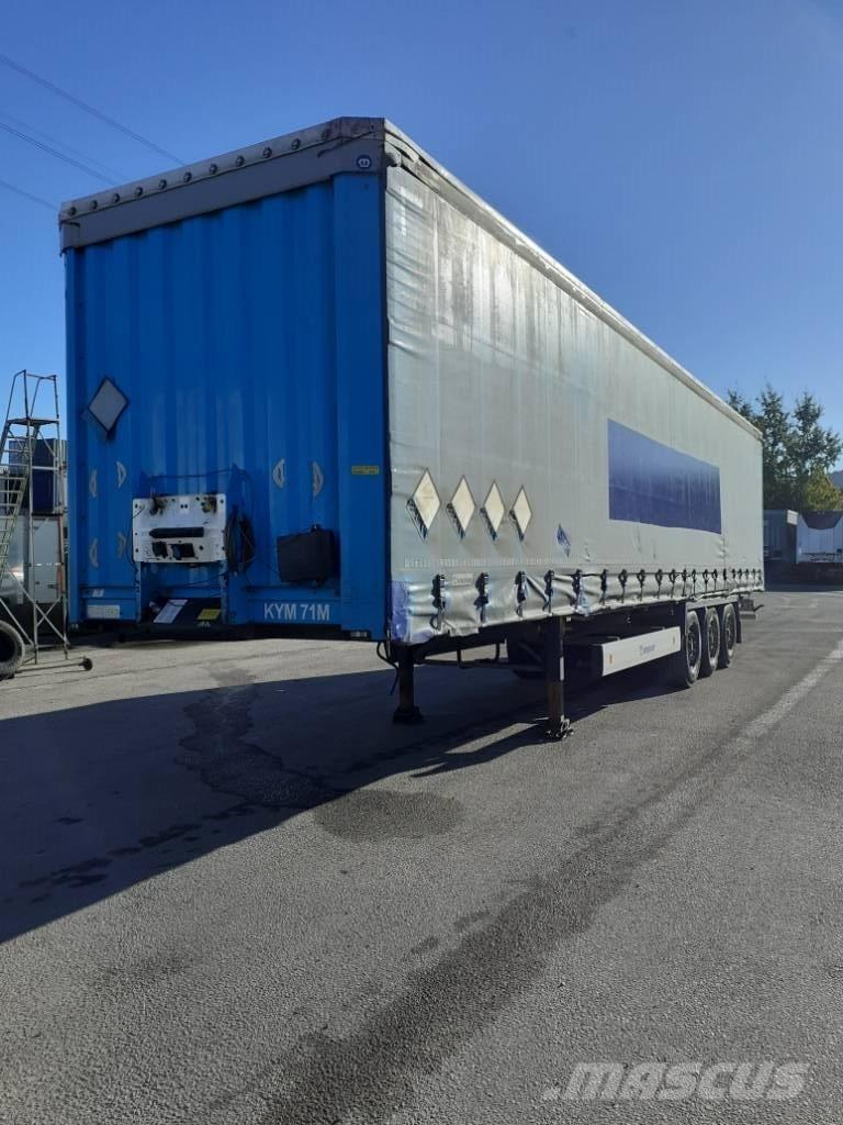 Krone Curtainsider Tentinės puspriekabės