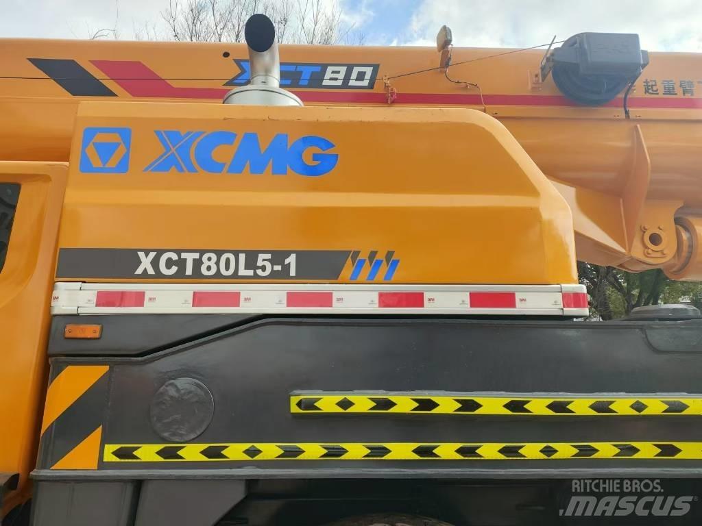 XCMG XCT80L5 Keltuvai, gervės ir medžiagų liftai