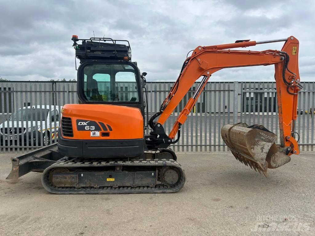 Doosan DX 63-3 Vikšriniai ekskavatoriai