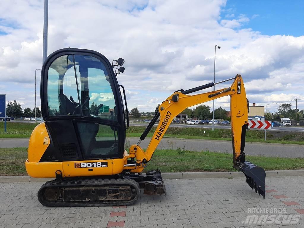 JCB 8018 CTS Mini ekskavatoriai < 7 t