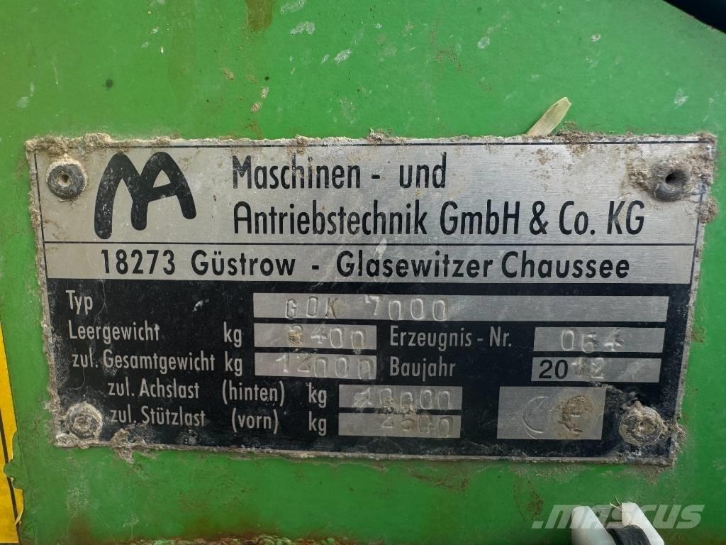 Gustrower GDK 7000 Mineralinių trąšų barstytuvai