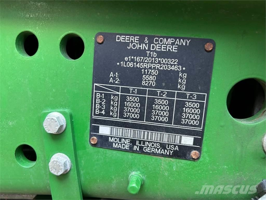 John Deere 6R 145 Traktoriai
