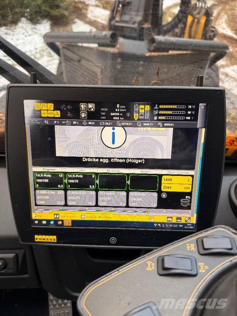 Ponsse Ergo 8W Miško technika (Harvesteriai)