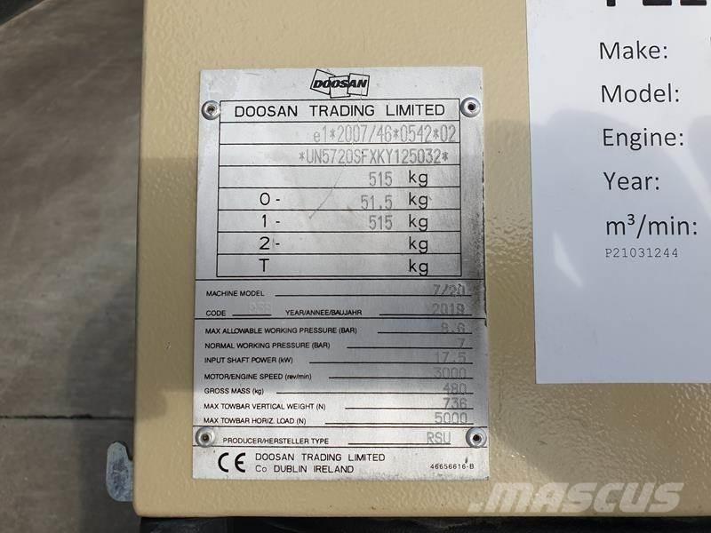 Doosan 7 / 20 Kompresoriai