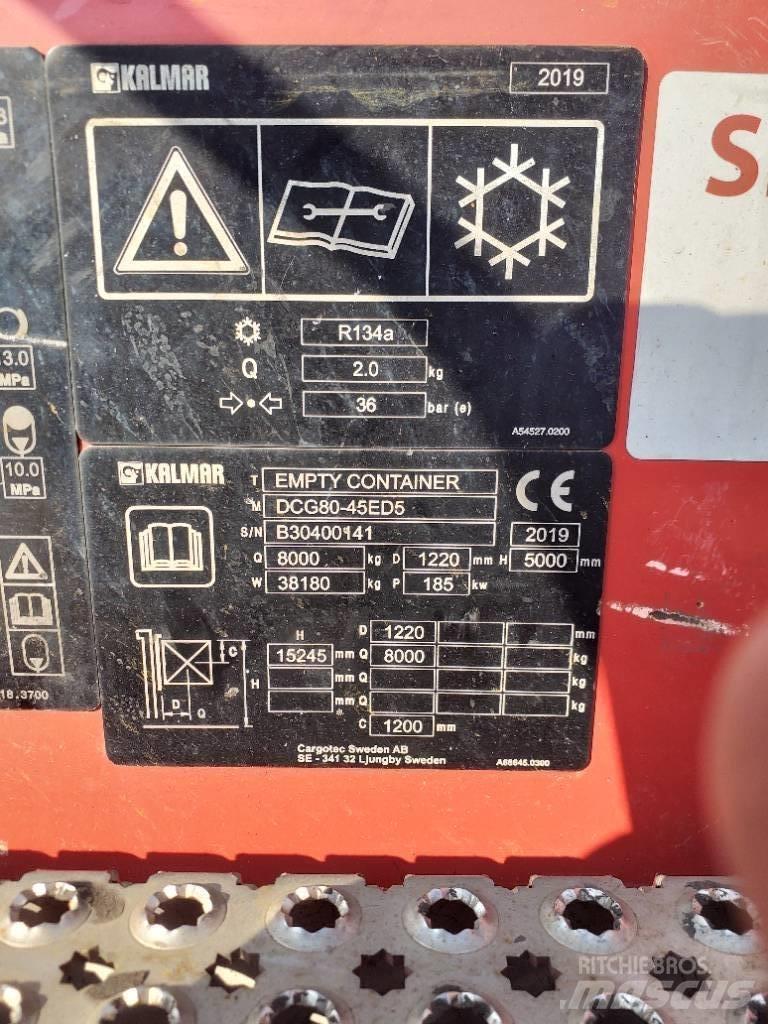 Kalmar DCG80-45ED5 Naudoti konteinerių krautuvai