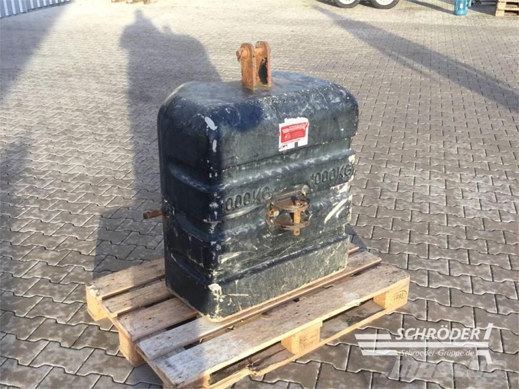  1000 KG Kiti naudoti traktorių priedai